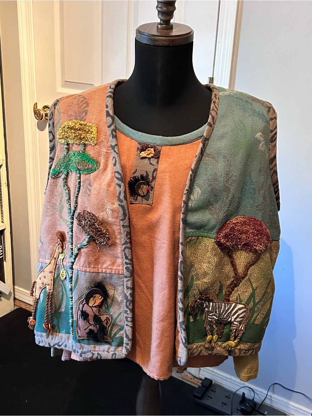 Crystal Handwoven 2-Piece Vest / Shirt 2XL